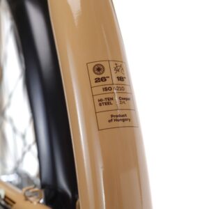 Csepel Budapest C' 26 1 sebességes drapp (2)