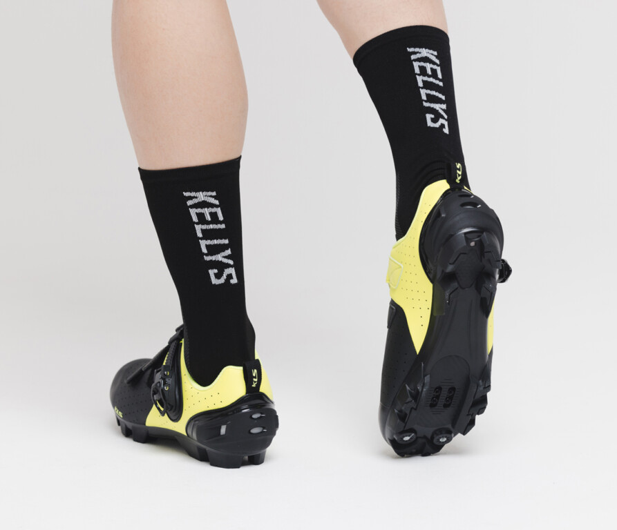 Kellys KLS Edge MTB kerékpáros cipő csatostépőzáras lime (3)