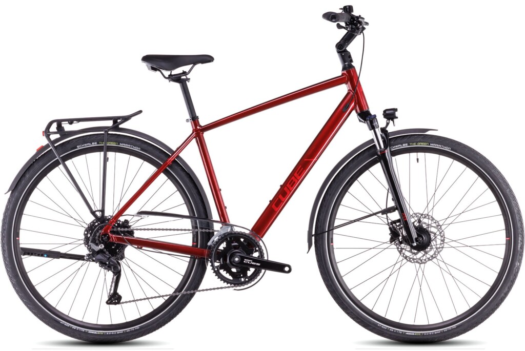 CUBE TOURING Pro maroon'n'pearl 28 férfi trekking 2025 (1)