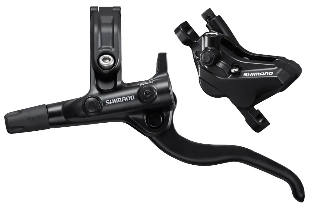 SHIMANO DEORE hidraulikus első tárcsafékszett 4 dugattyús M4100BR-MT420 (1)